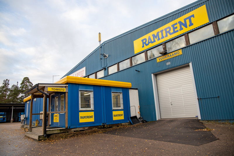 Ramirent konevuokraamo Kotka