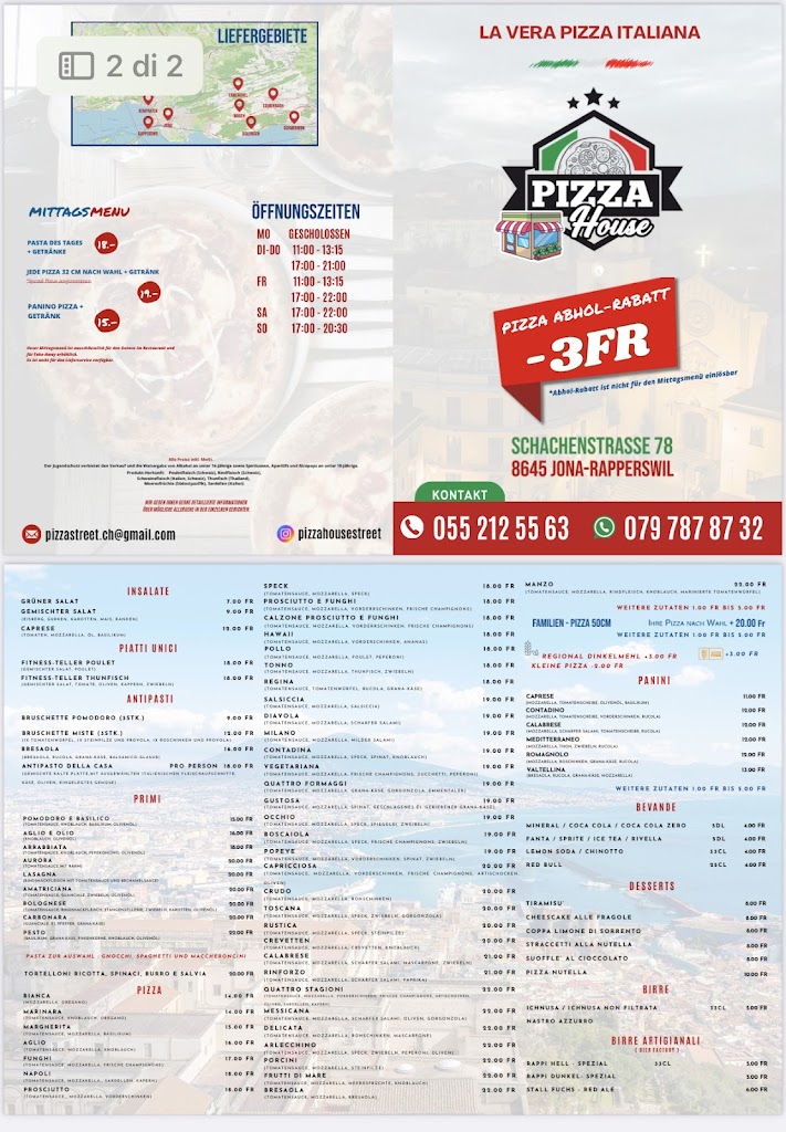Pizza House Pizza e Pasta Pizza House Pizza e Pasta
