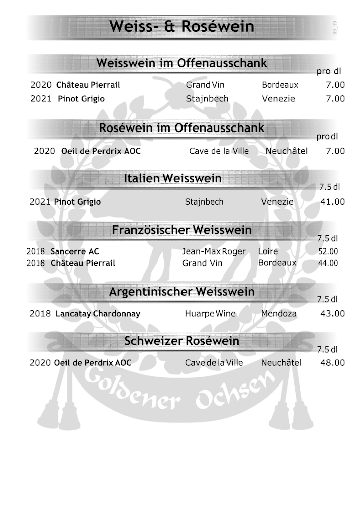 Restaurant Goldener Ochsen