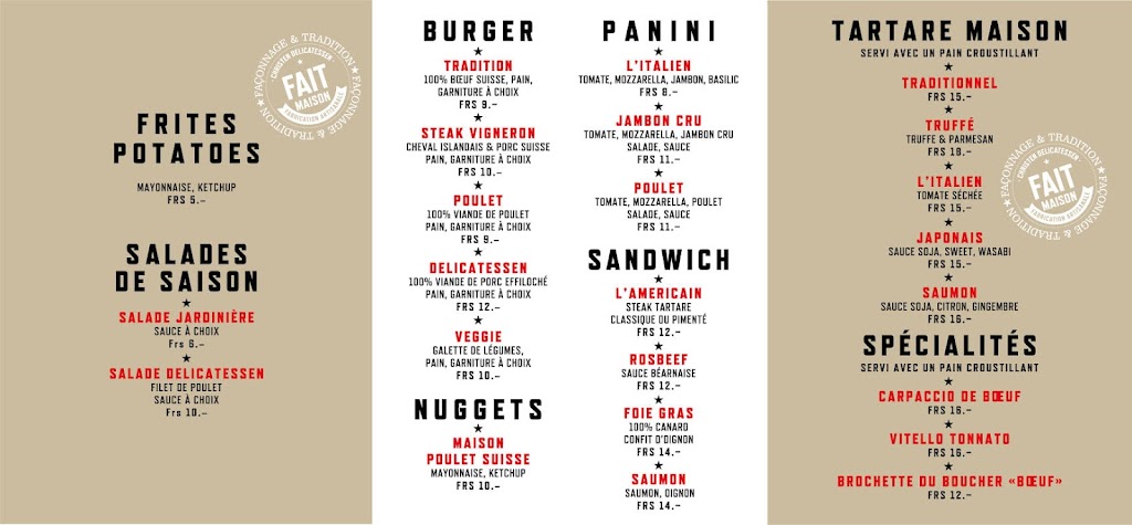 TAKE AWAY - CHRISTEN DELICATESSEN TAKE AWAY - CHRISTEN DELICATESSEN