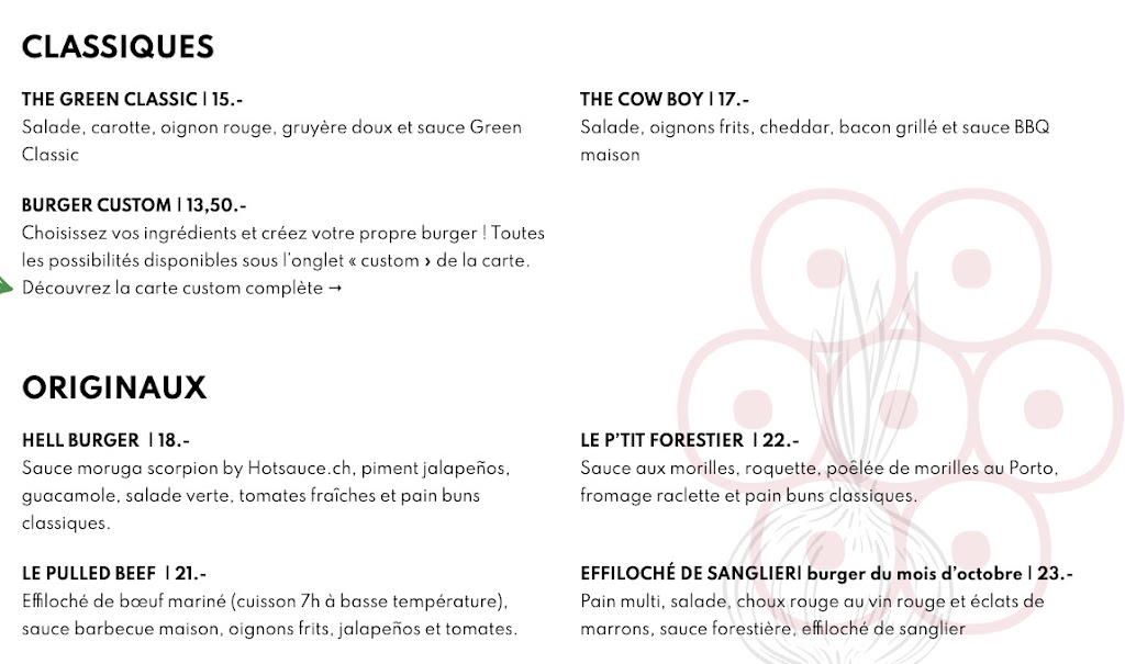 The Green Van Company Lausanne - Burgers maison The Green Van Company Lausanne - Burgers maison